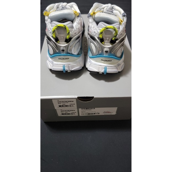 Balenciaga Runner Sneakers White Pink Blue Yellow Women Size 37 - Picture 5 of 11